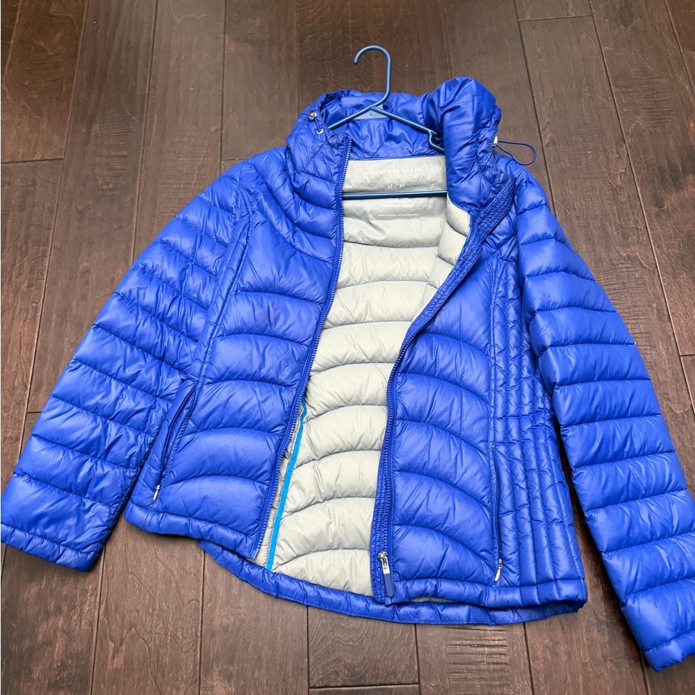 Andrew Marc Kids Royal Blue Puffer Jacket